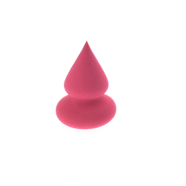Esponja de maquiagem cone tridimensional rosa para maquiagem