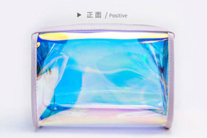 Bolsa de cosméticos portátil criativa e colorida à prova d'água